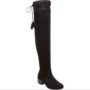 Madden Girl Prissley Over-the-knee black boot